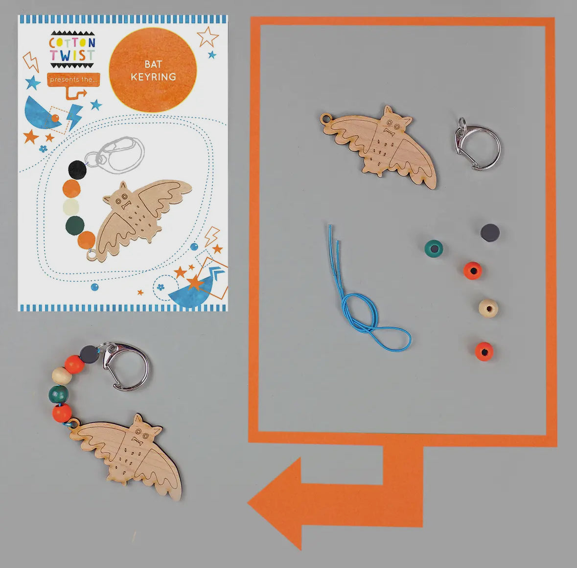 Make Your Own Bat Keyring