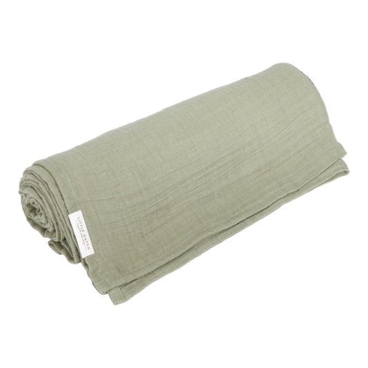 Little Dutch Muslin Swaddle - Olive Green