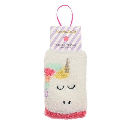 Unicorn Cosy Slipper Socks