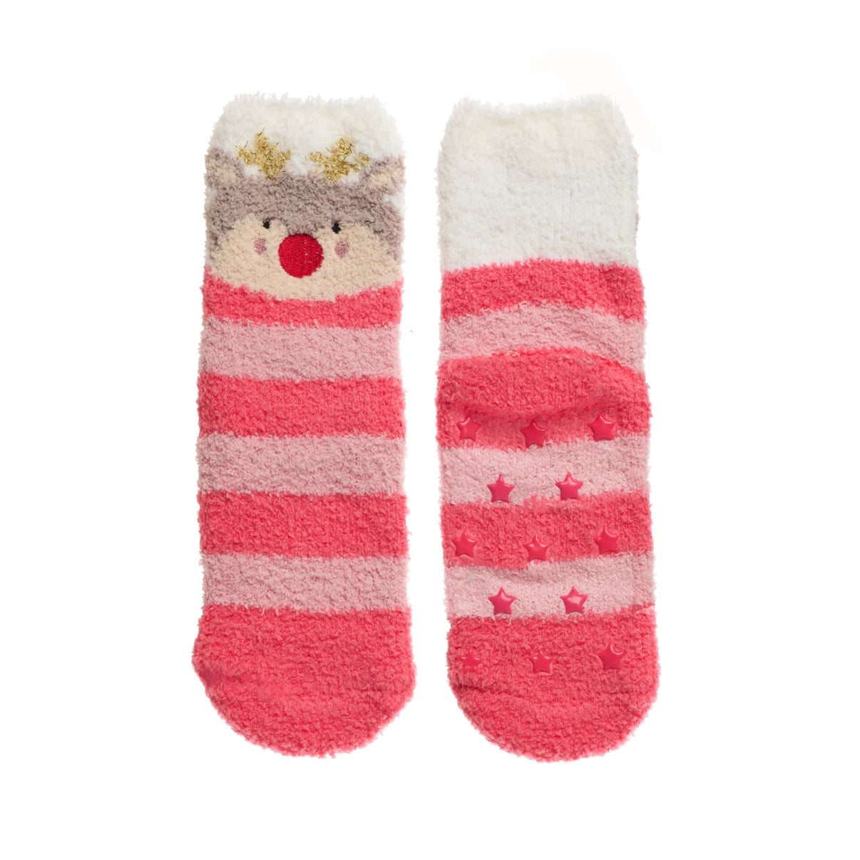 Reindeer Cosy Slipper Socks