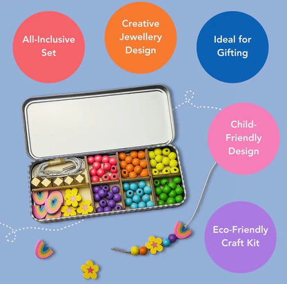Make Your Own Rainbow Bracelet Tin