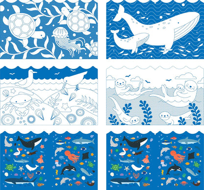 Ocean Colouring Book and Stickers
