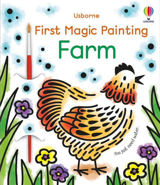 First Magic Painting Book - Farm