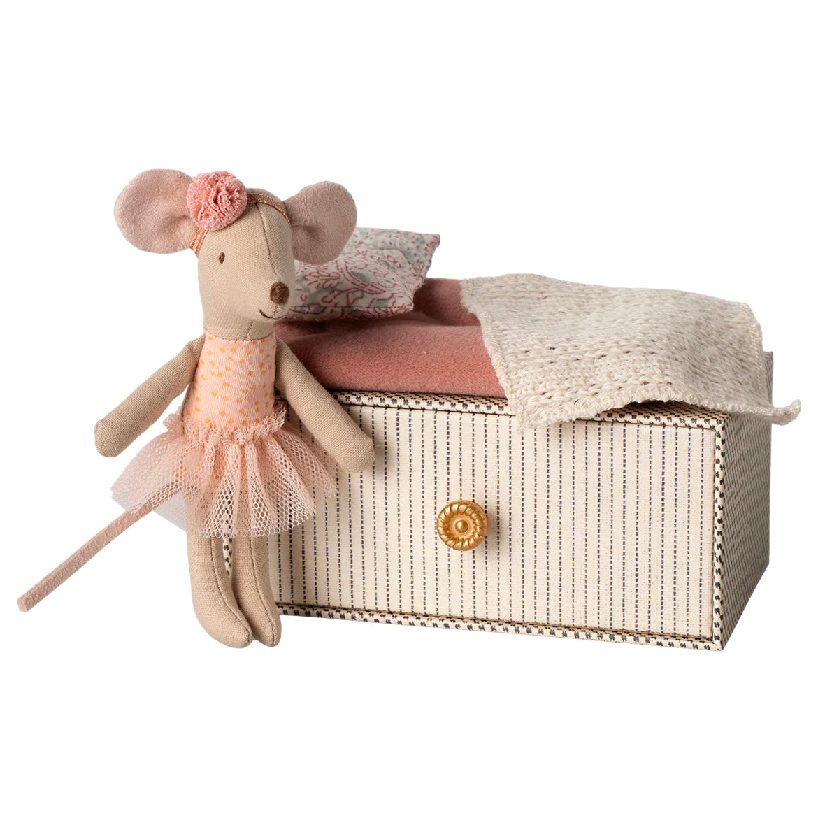 Maileg Dance Mouse in a daybed - Little Sister