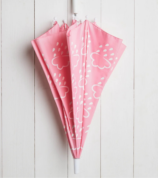 Colour Revealing Kids Umbrella - Baby Pink