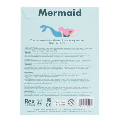 Temporary Tattoos - Mermaids