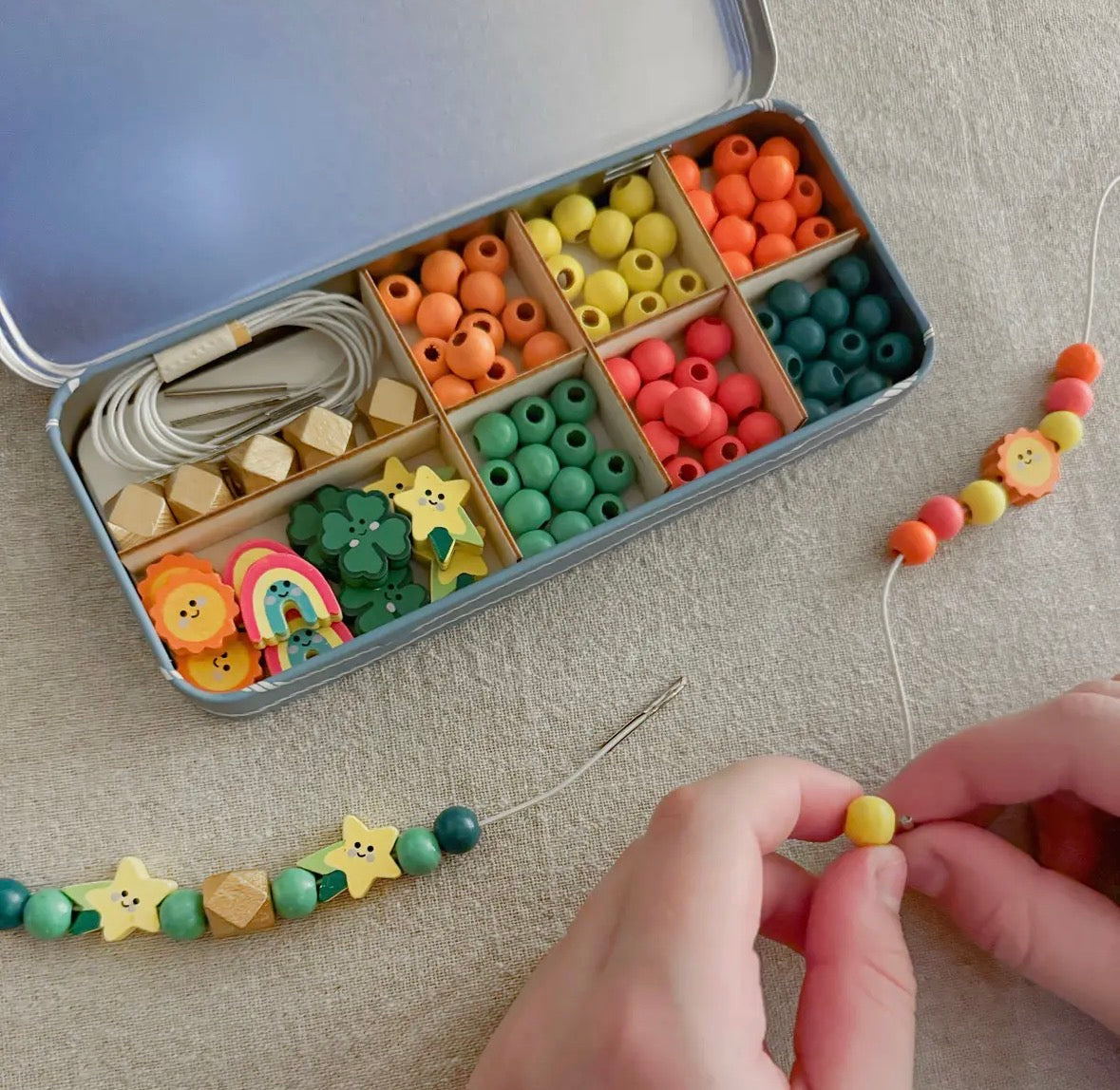 Make Your Own Good Vibes Bracelet Tin