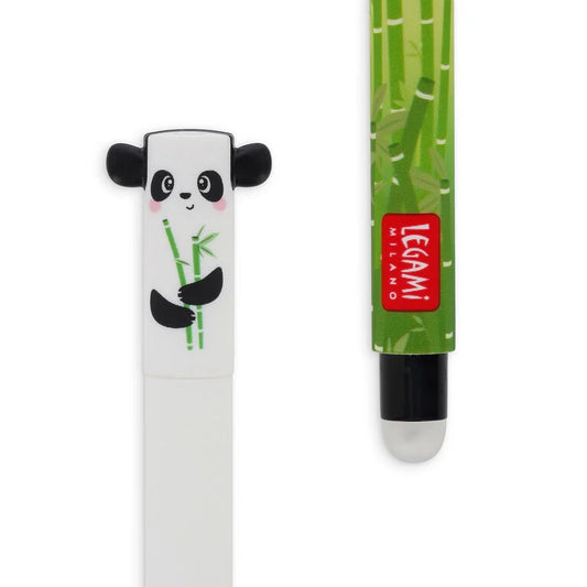 Legami Erasable Panda Pen - Black Ink