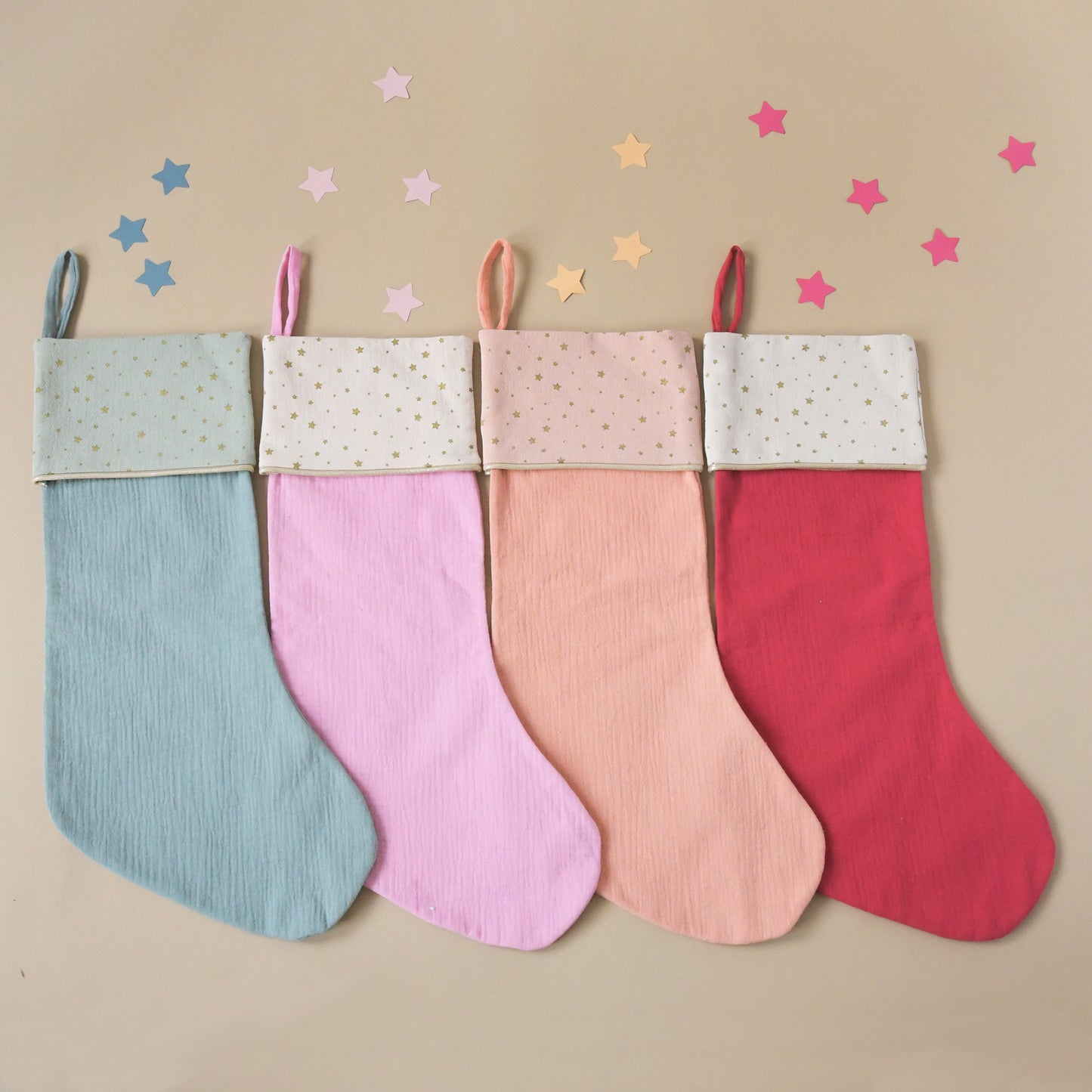 Starry Christmas Stocking (4 Colours)