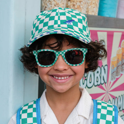 Dinosaur Check Cap 3-6 years