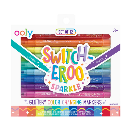 Ooly Switch-eroo Sparkle Glittery Colour Changing Markers