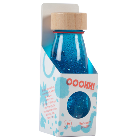 Petit Boum Sensory Toy Bottle Float (Blue)