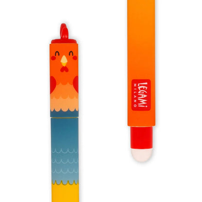 Legami Set of 4 Erasable Pens - Farm