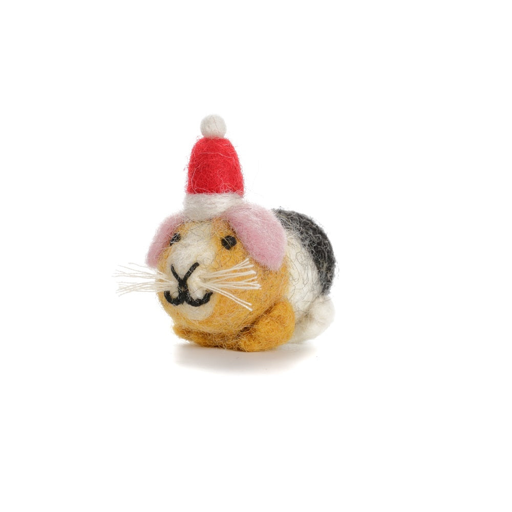Mini Guinea Pig Christmas Tree Decoration