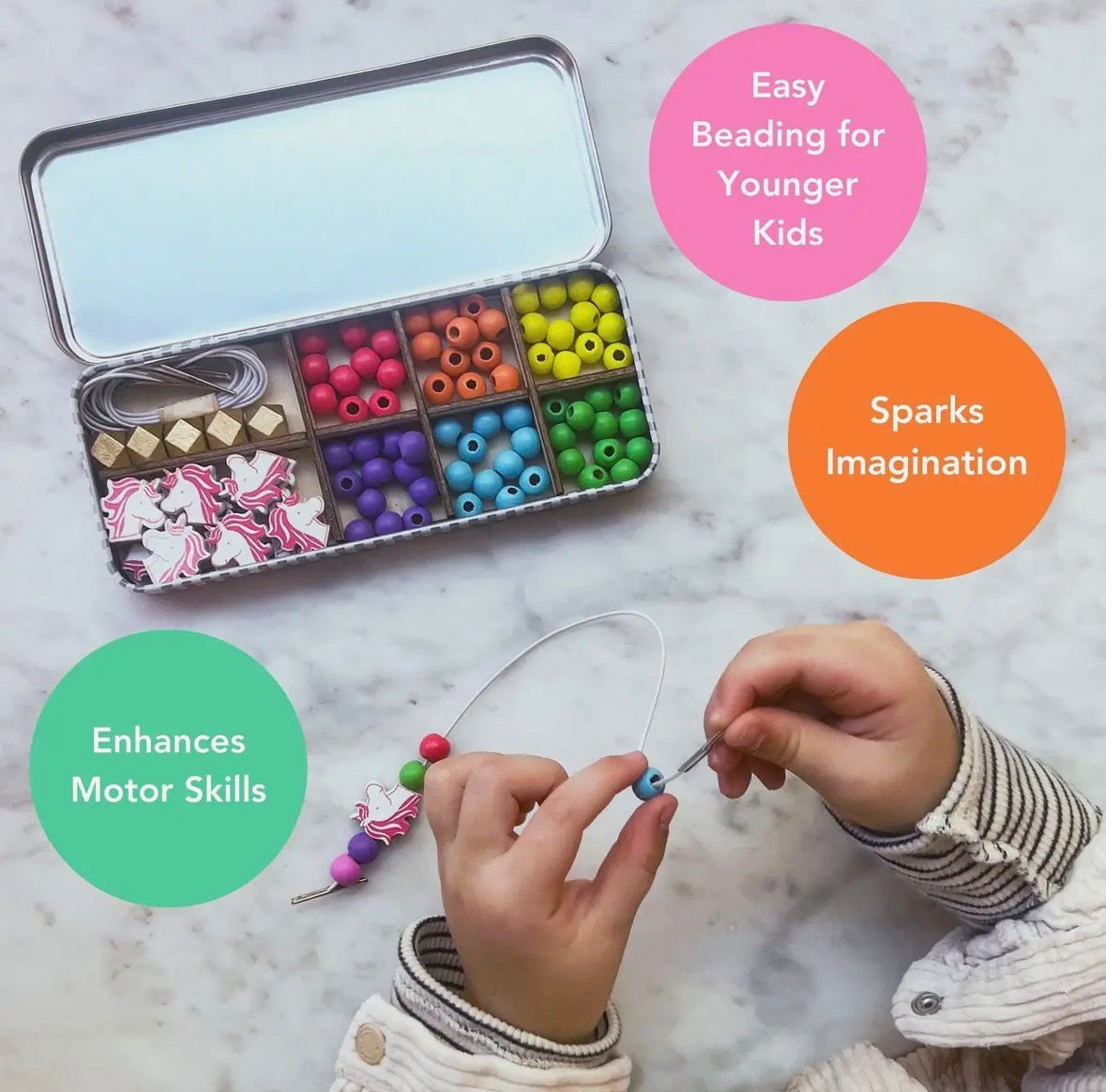 Make Your Own Unicorn Bracelet Tin