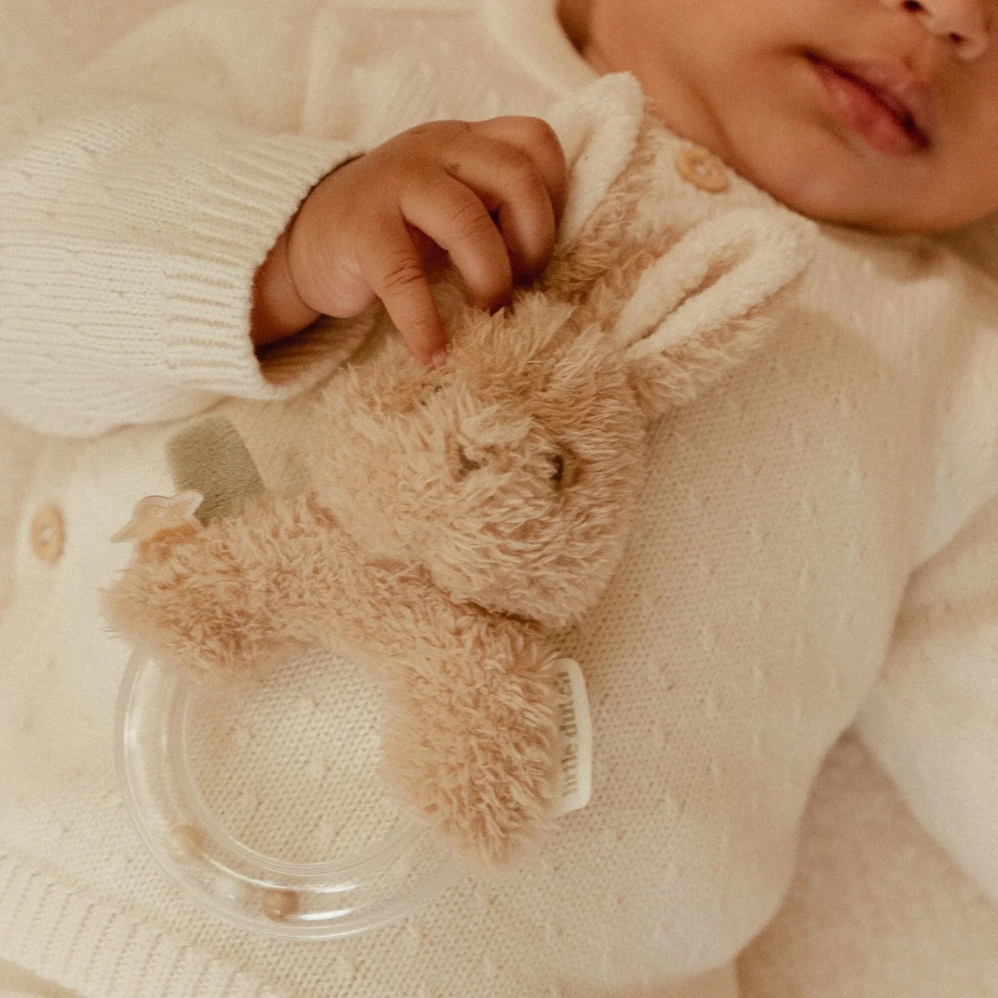 Little Dutch Rabbit Ring Rattle Newborn Naturals
