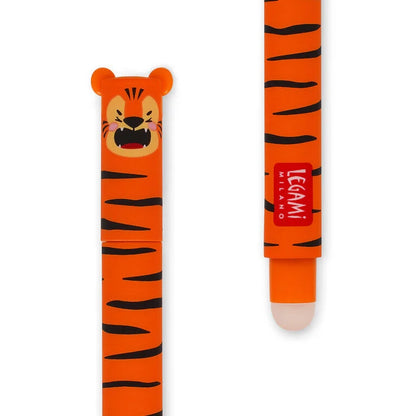 Legami Erasable Tiger Pen - Orange Ink