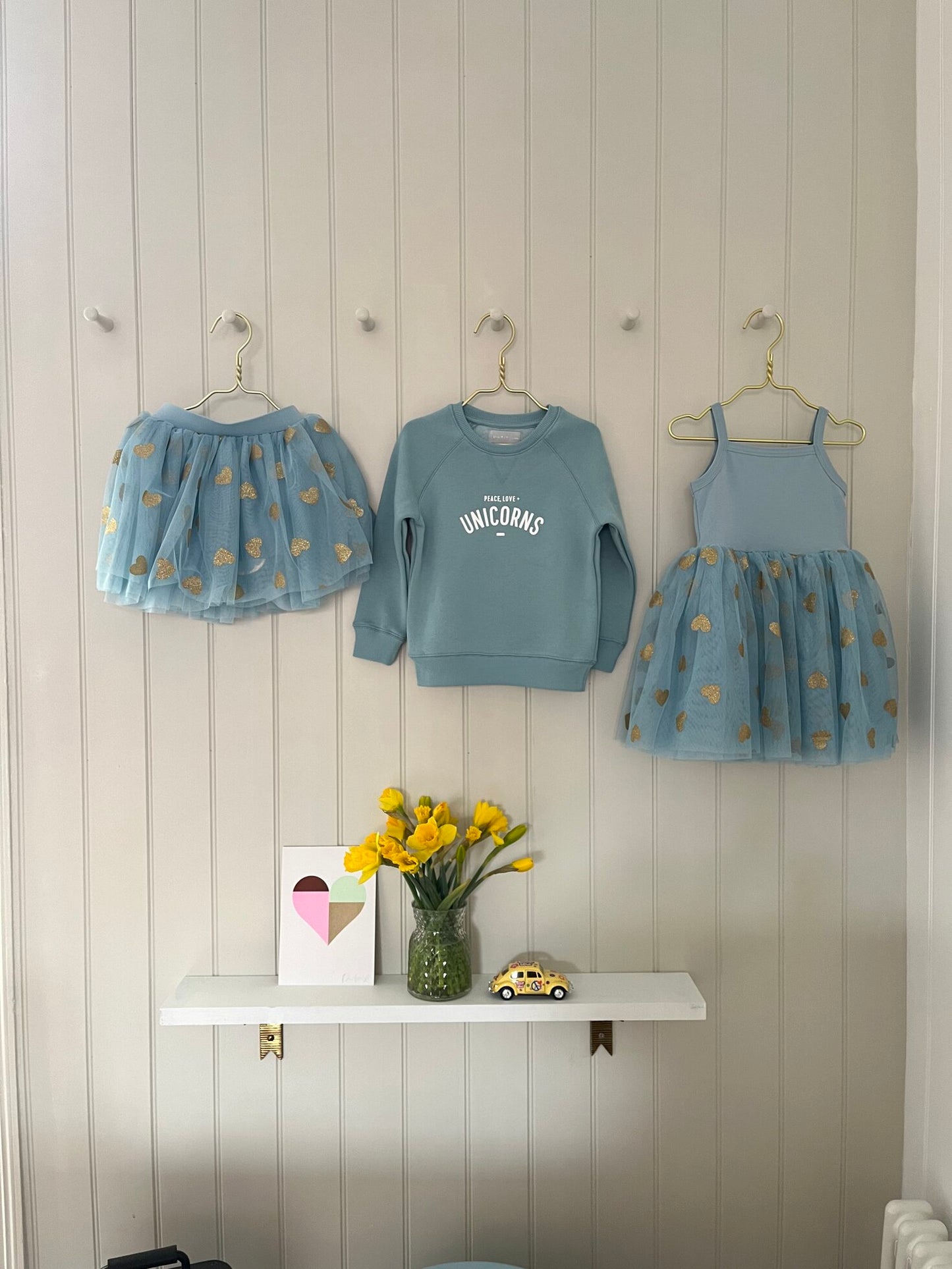 Duck Egg ‘Peace, Love and Unicorns’ Sweatshirt