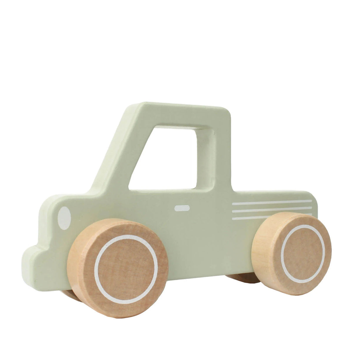 Little Dutch Green Wooden Pick Up Truck