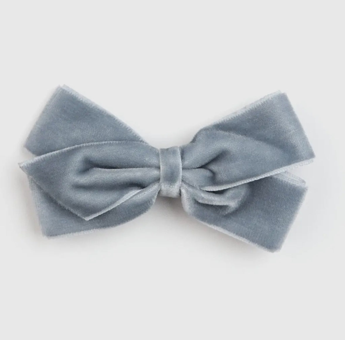 Velvet Bow Hair Clip - Various Colours