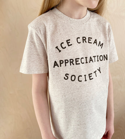 Ice Cream Appreciation Society Kids T-shirt - Cookies and Cream