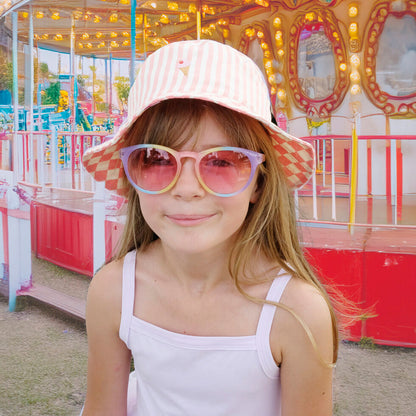 Candy Stripe Reversible Bucket Hat 3-6 years (Copy)