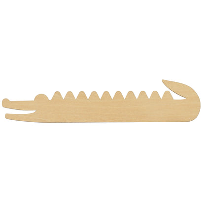Wooden Crocodile Ruler
