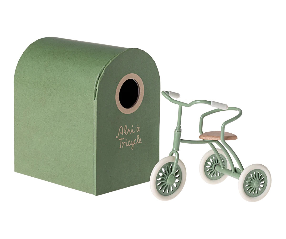 Maileg Mouse Tricycle - Green