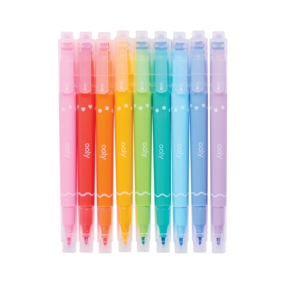 Ooly Confetti Stamp Double Ended Marker Pens