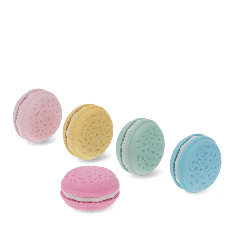 Macaron Erasers (Set of 5)