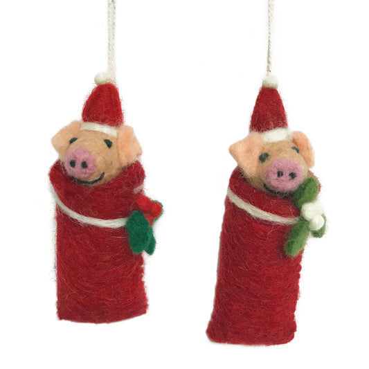 Swaddling Piglets Christmas Tree Decoration