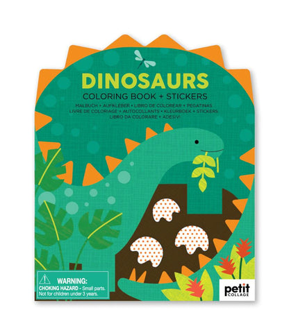Dinosaurs Colouring Book and Stickers