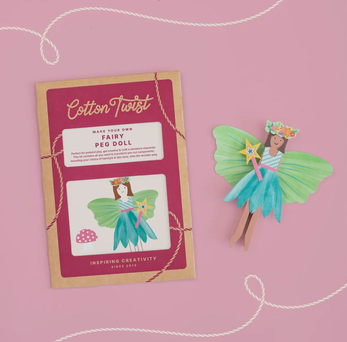 Make Your Own Fairy Peg Doll