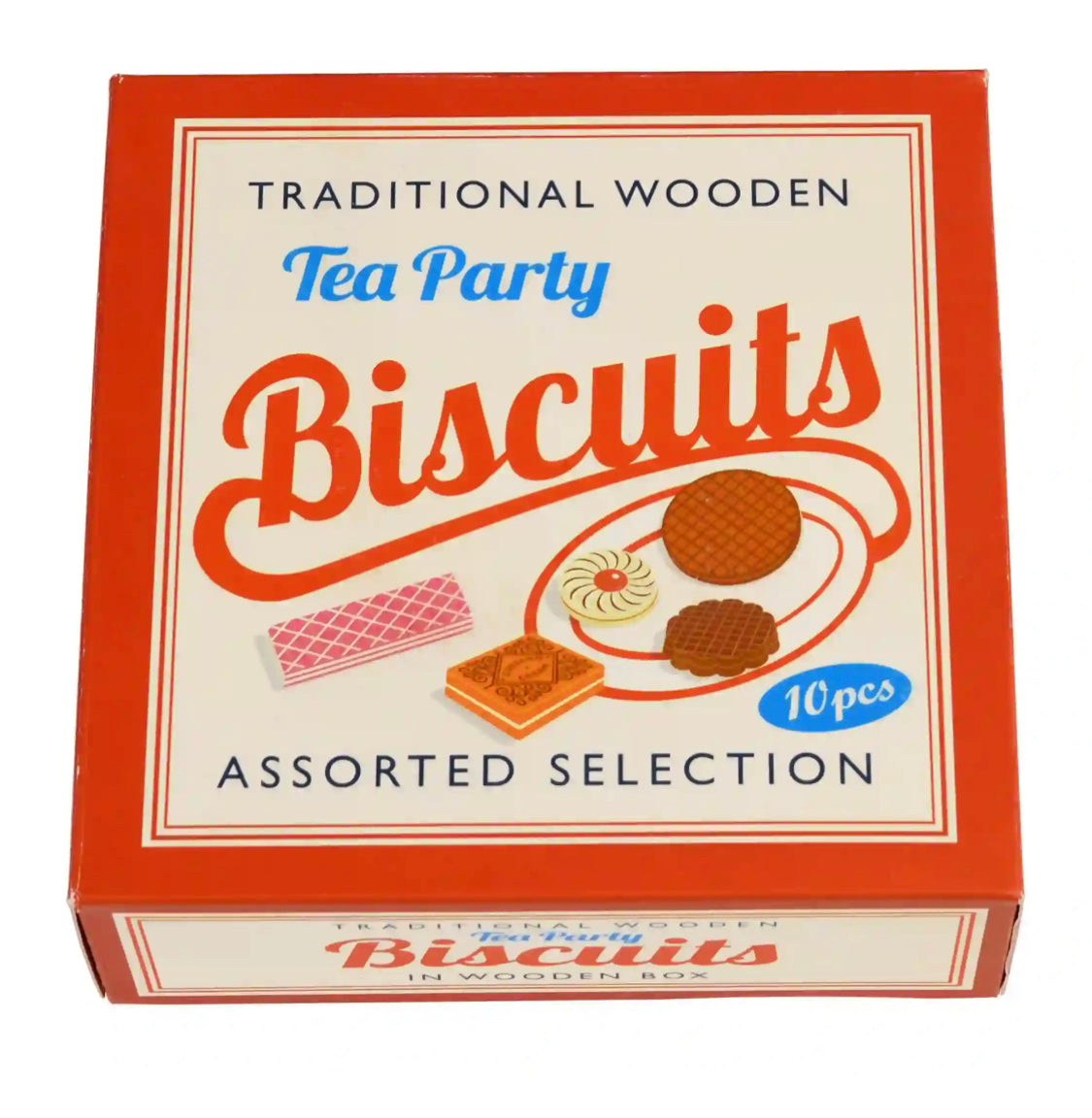 Wooden Tea Party Biscuits