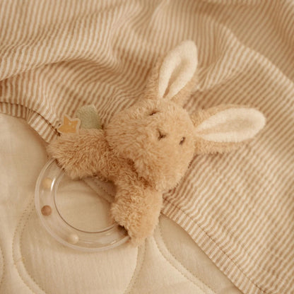 Little Dutch Rabbit Ring Rattle Newborn Naturals