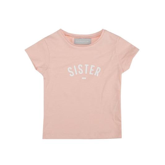 Blush Pink SISTER Cap Sleeve T-Shirt