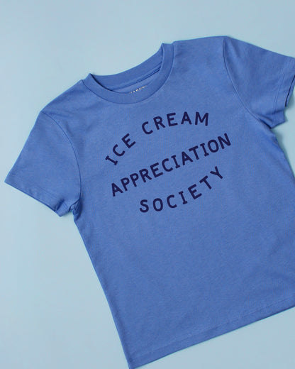 Ice Cream Appreciation Society Kids T-shirt - Blue
