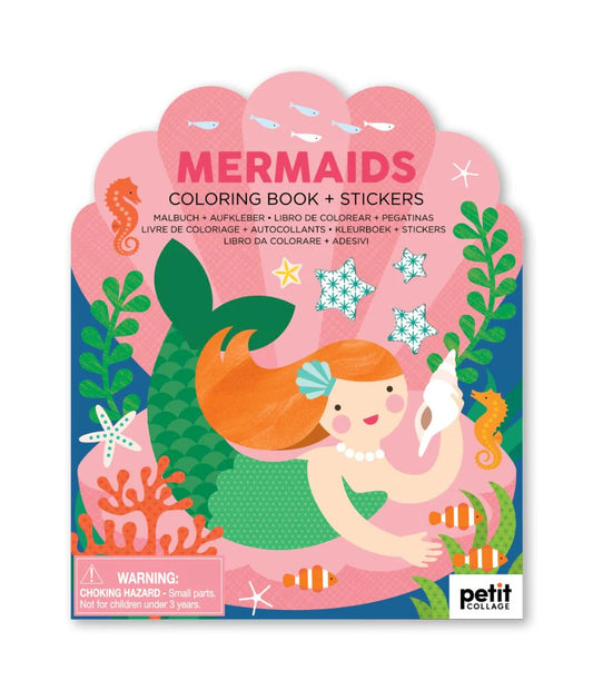 Mermaid Colouring Book and Stickers