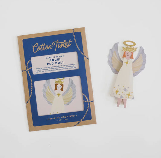 Make Your Own Angel Peg Doll