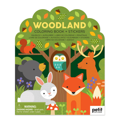 Woodland Colouring Book and Stickers
