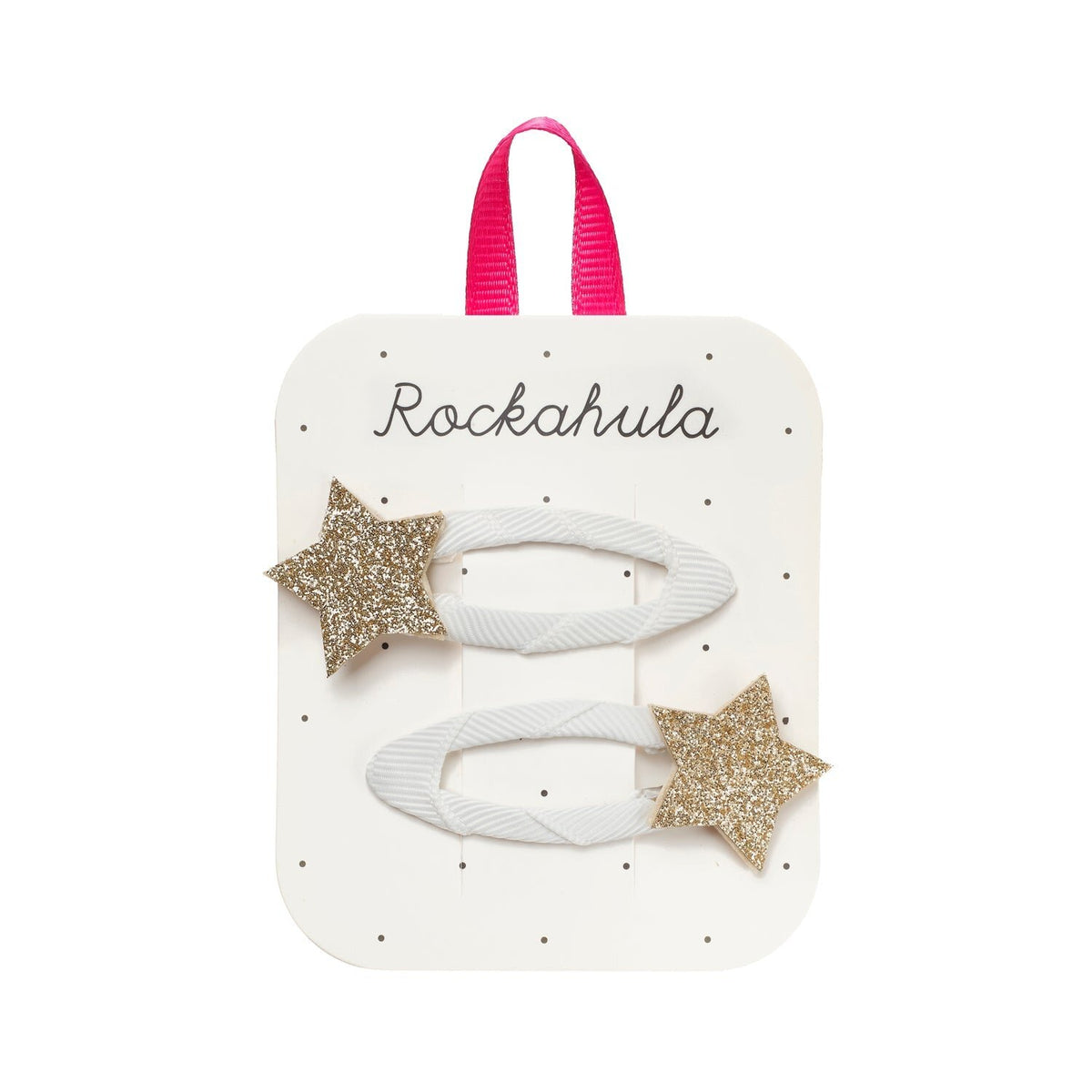 White Angel Star Hair Clips