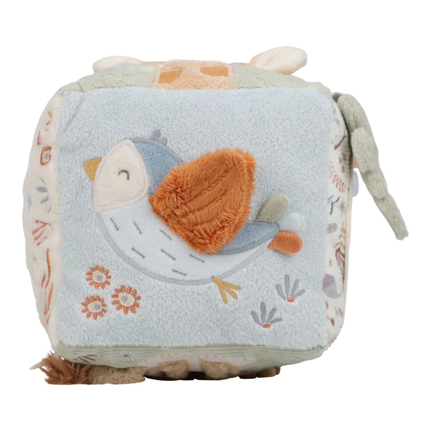 Little Dutch Soft Activity Cube - Safari Friends