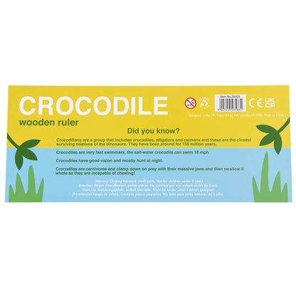Wooden Crocodile Ruler