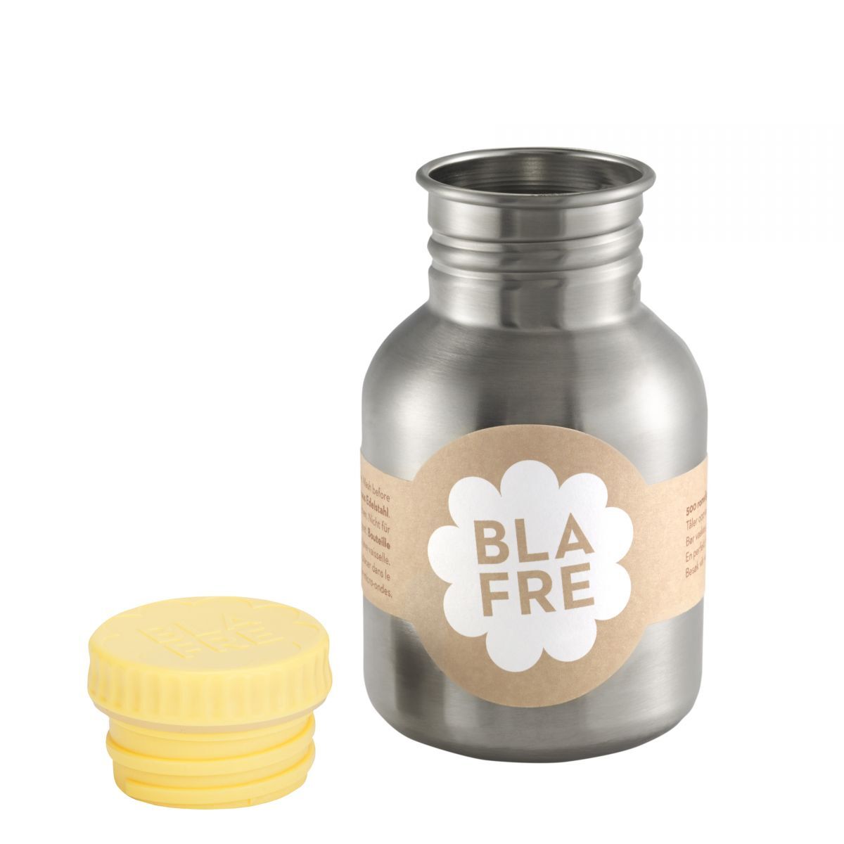 Blafre Steel Drinking Bottle 300ml -Light Yellow