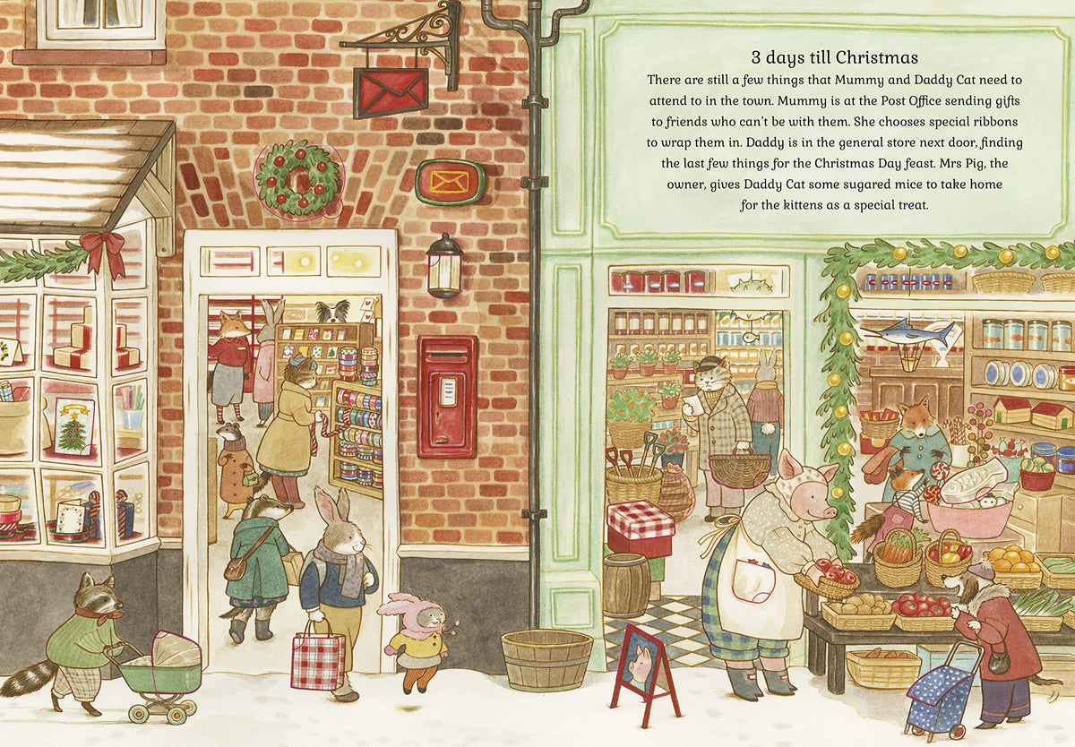 Cat Family Christmas- A lift the flap advent book