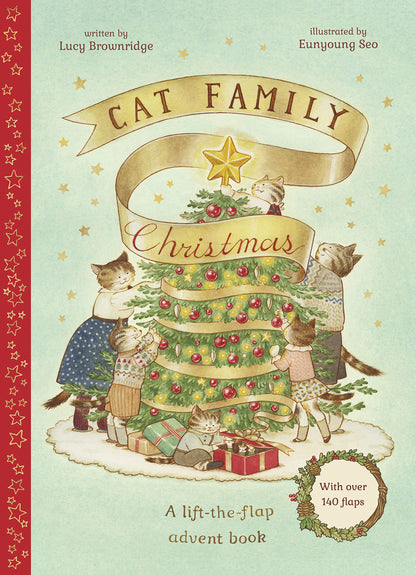 Cat Family Christmas- A lift the flap advent book