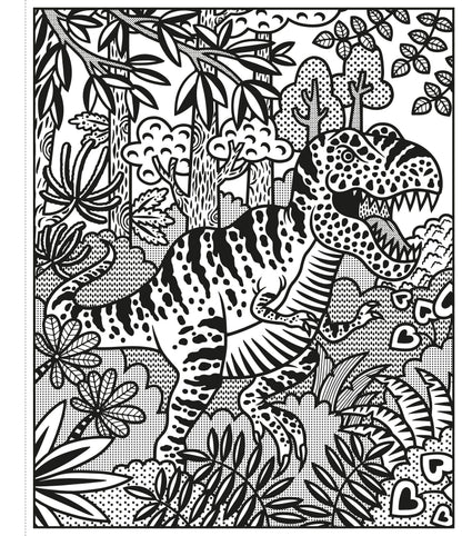 Dinosaur Magic Painting Book
