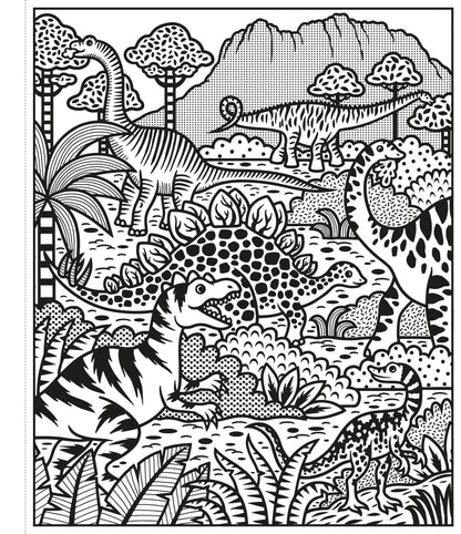 Dinosaur Magic Painting Book