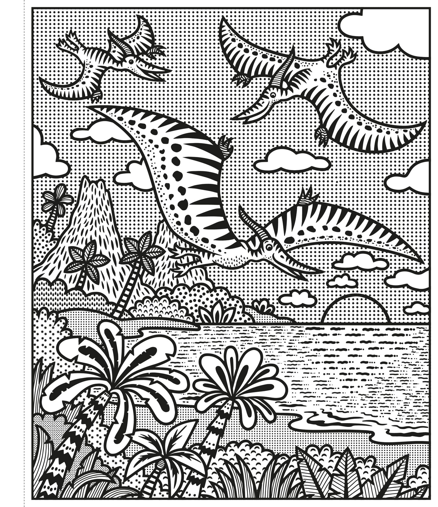 Dinosaur Magic Painting Book