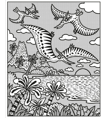 Dinosaur Magic Painting Book